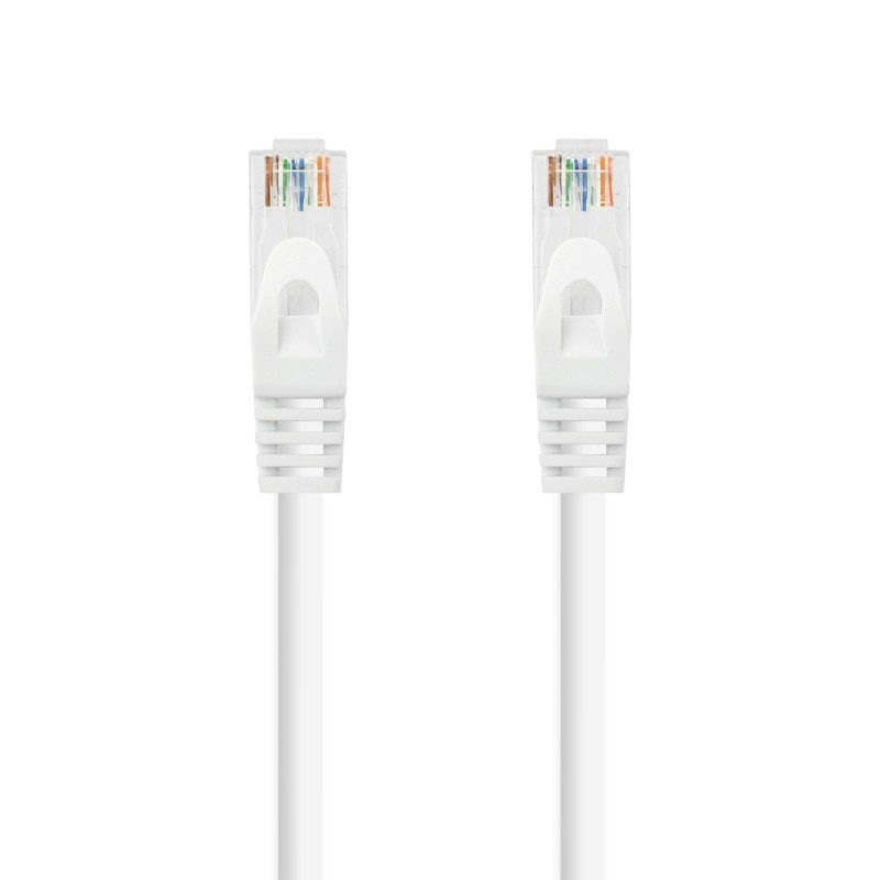 10.20.1800-W Nanocable Cable de Red Latiguillo RJ45 LSZH Cat.6a UTP AWG24 0.50m - Color Blanco 10.20.1800-W Nanocable Cable de Red Latiguillo RJ45 LSZH Cat.6a UTP AWG24 0.50m - Color Blanco
