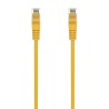 A145-0564 Aisens Cable de Red Latiguillo RJ45 LSZH CAT.6A 500 MHZ UTP AWG24 - 30CM - Color Amarillo