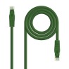 10.20.1800-GR Nanocable Cable de Red Latiguillo RJ45 LSZH Cat.6a UTP AWG24 0.50m - Color Verde