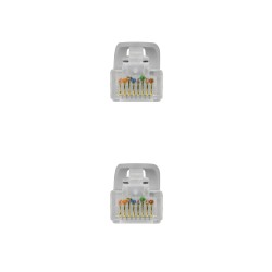 10.20.1803 Nanocable Cable de Red Latiguillo RJ45 LSZH Cat.6a UTP AWG24 3m - Color Gris