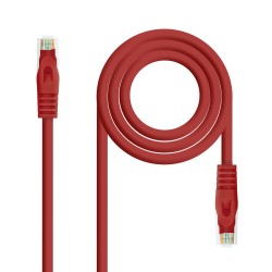 10.20.1802-R Nanocable Cable de Red Latiguillo RJ45 LSZH Cat.6a UTP AWG24 2m - Color Rojo