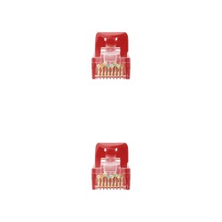 10.20.1802-R Nanocable Cable de Red Latiguillo RJ45 LSZH Cat.6a UTP AWG24 2m - Color Rojo