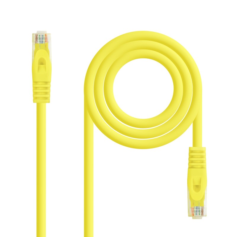 10.20.1802-Y Nanocable Cable de Red Latiguillo RJ45 LSZH Cat.6a UTP AWG24 2m - Color Amarillo 10.20.1802-Y Nanocable Cable de Red Latiguillo RJ45 LSZH Cat.6a UTP AWG24 2m - Color Amarillo
