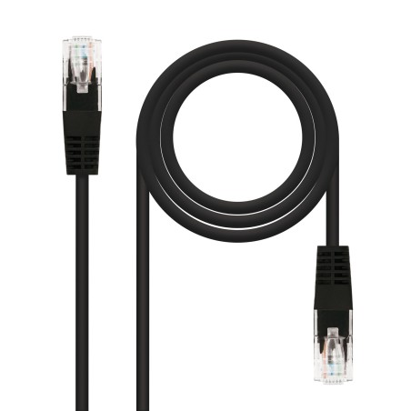 10.20.0110-BK Nanocable Cable de Red Latiguillo RJ45 Cat.5e UTP AWG24 10m - Color Negro