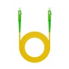 10.20.0002 Nanocable Cable Fibra SC/APC-SC/APC Monomodo LSZH 2m - Color Amarillo