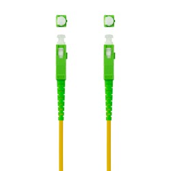 10.20.0002 Nanocable Cable Fibra SC/APC-SC/APC Monomodo LSZH 2m - Color Amarillo