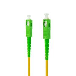 10.20.0002 Nanocable Cable Fibra SC/APC-SC/APC Monomodo LSZH 2m - Color Amarillo