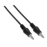 A128-0142 Aisens Cable Audio Estereo - JACK 3.5/M-JACK 3.5/M - 1.5m - Color Negro