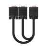 10.15.2000 Nanocable Cable Bifurcador SVGA - HDB15/M-2xHDB15/H - 45 cm - Color Negro