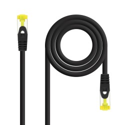 10.20.1902-BK Nanocable Cable de Red Latiguillo RJ45 LSZH Cat.6a SFTP AWG26 2m - Color Negro