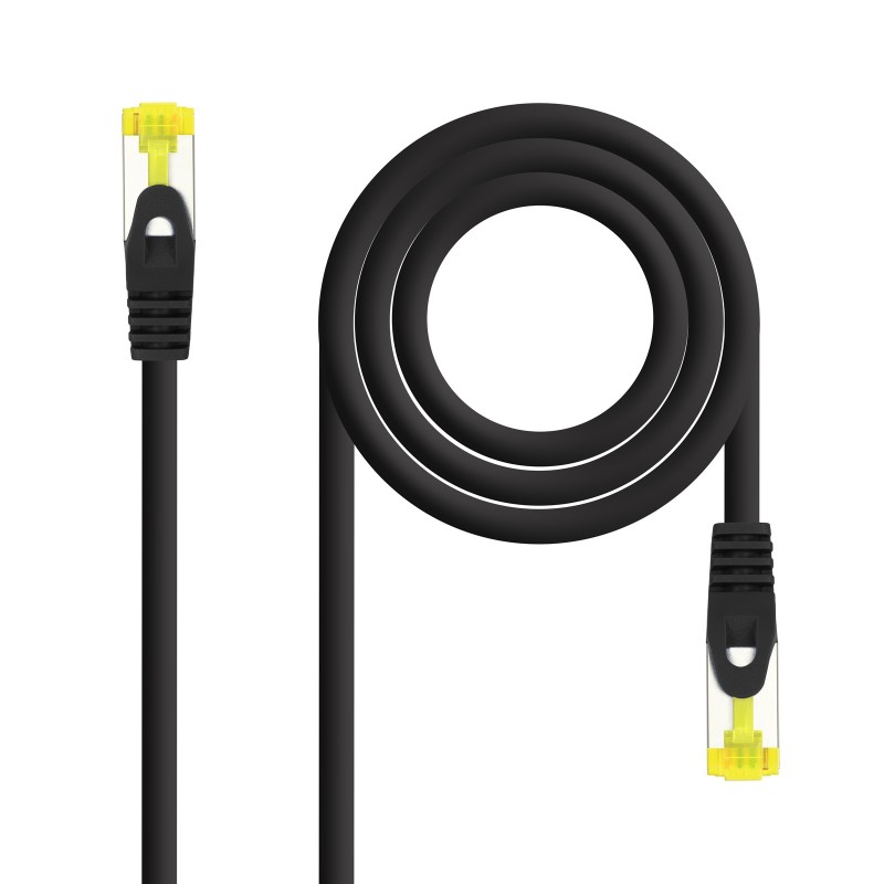 10.20.1902-BK Nanocable Cable de Red Latiguillo RJ45 LSZH Cat.6a SFTP AWG26 2m - Color Negro 10.20.1902-BK Nanocable Cable de Red Latiguillo RJ45 LSZH Cat.6a SFTP AWG26 2m - Color Negro