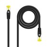 10.20.1902-BK Nanocable Cable de Red Latiguillo RJ45 LSZH Cat.6a SFTP AWG26 2m - Color Negro