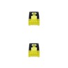 10.20.1902-BK Nanocable Cable de Red Latiguillo RJ45 LSZH Cat.6a SFTP AWG26 2m - Color Negro