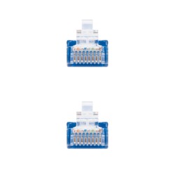 10.20.0102-BL Nanocable Cable de Red Latiguillo RJ45 Cat.5e UTP AWG24 2m - Color Azul