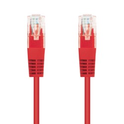 10.20.0400-R Nanocable Cable de Red Latiguillo RJ45 Cat.6 UTP AWG24 0.50m - Color Rojo