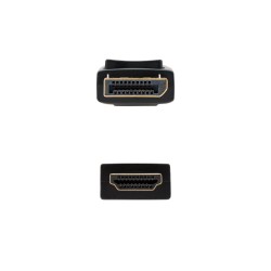 10.15.4301 Nanocable Cable Conversor Displayport a HDMI - DP/M - HDMI/M - 1 m - Color Negro