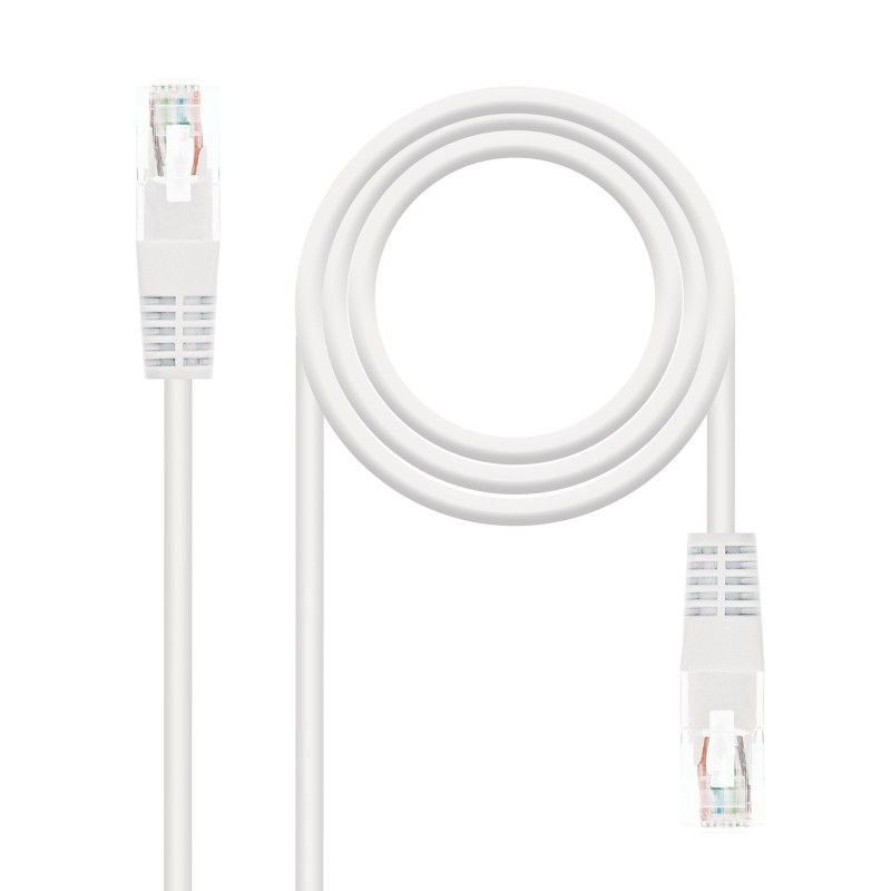 10.20.0400-L30-W Nanocable Cable Red Latiguillo RJ45 CAT.6 UTP AWG24 - 30 cm - Color Blanco 10.20.0400-L30-W Nanocable Cable Red Latiguillo RJ45 CAT.6 UTP AWG24 - 30 cm - Color Blanco