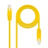 10.20.0400-L30-Y Nanocable Cable Red Latiguillo RJ45 CAT.6 UTP AWG24 - 30 cm - Color Amarillo