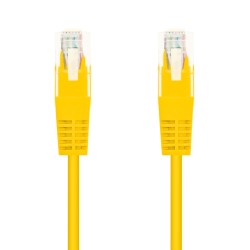 10.20.0400-L30-Y Nanocable Cable Red Latiguillo RJ45 CAT.6 UTP AWG24 - 30 cm - Color Amarillo