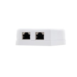 10.21.1102 Nanocable Roseta de Superficie RJ45 Cat.5e FTP 2 Tomas