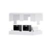 10.21.1002 Nanocable Roseta de Superficie RJ45 Cat.5e UTP 2 Tomas