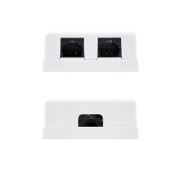 10.21.1002 Nanocable Roseta de Superficie RJ45 Cat.5e UTP 2 Tomas
