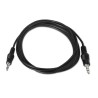 A128-0141 Aisens Cable Audio Estereo - JACK 3.5/M-JACK 3.5/M - 0.3 m - Color Negro