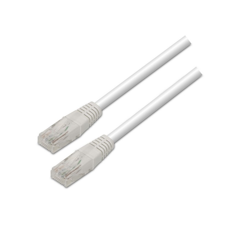 A135-0249 Aisens Cable de Red Latiguillo RJ45 Cat.6 UTP AWG24 - 0.5m - 10/100/1000 Mbit/s - Color Blanco A135-0249 Aisens Cable de Red Latiguillo RJ45 Cat.6 UTP AWG24 - 0.5m - 10/100/1000 Mbit/s - Color Blanco