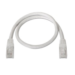 A135-0249 Aisens Cable de Red Latiguillo RJ45 Cat.6 UTP AWG24 - 0.5m - 10/100/1000 Mbit/s - Color Blanco