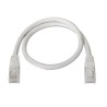 A135-0249 Aisens Cable de Red Latiguillo RJ45 Cat.6 UTP AWG24 - 0.5m - 10/100/1000 Mbit/s - Color Blanco