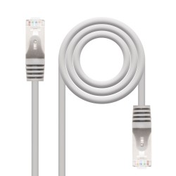 10.20.0815 Nanocable Cable de Red Latiguillo RJ45 Cat.6 FTP AWG24 15m - Color Gris