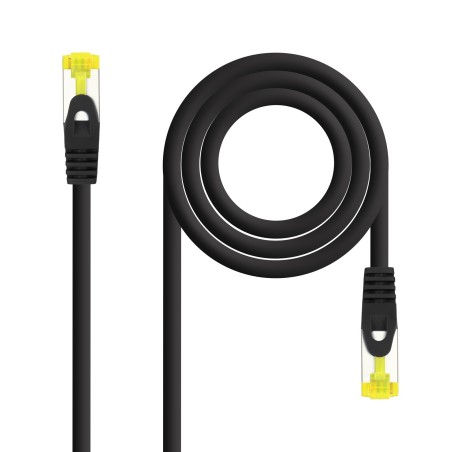 10.20.1900-BK Nanocable Cable de Red Latiguillo RJ45 LSZH Cat.6a SFTP AWG26 0.50m - Color Negro