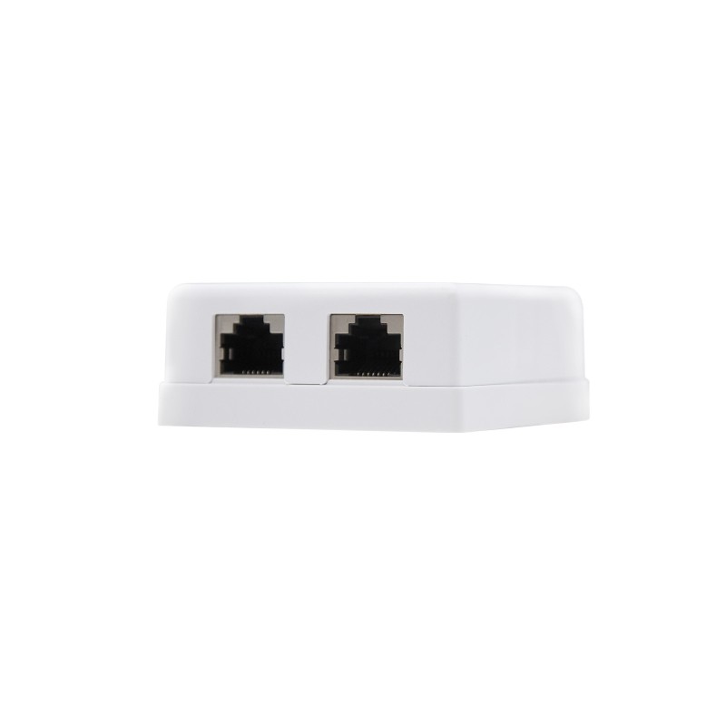 10.21.1602 Nanocable Roseta de Superficie RJ45 Cat.6 FTP 2 Tomas 10.21.1602 Nanocable Roseta de Superficie RJ45 Cat.6 FTP 2 Tomas