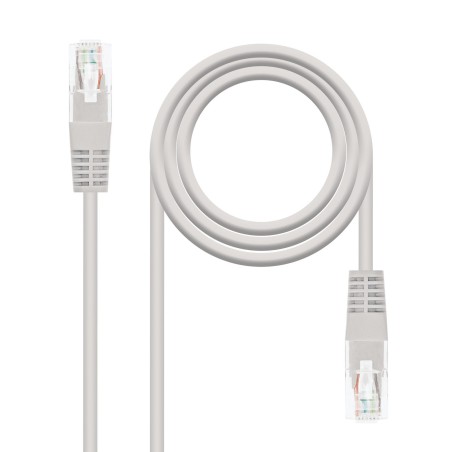 10.20.0100-L25 Nanocable Cable de Red Latiguillo RJ45 Cat.5e UTP AWG24 0.25m - Color Gris