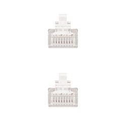 10.20.0100-L25 Nanocable Cable de Red Latiguillo RJ45 Cat.5e UTP AWG24 0.25m - Color Gris
