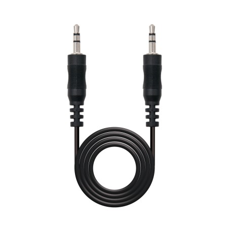 10.24.0110 Nanocable Cable Audio Estereo Jack 3.5mm Macho a Jack 3.5mm Macho 10m - Color Negro