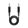 10.24.0110 Nanocable Cable Audio Estereo Jack 3.5mm Macho a Jack 3.5mm Macho 10m - Color Negro