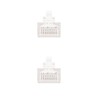 10.20.0103-W Nanocable Cable de Red Latiguillo RJ45 Cat.5e UTP AWG24 3m - Color Blanco