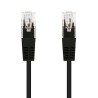10.20.0100-BK Nanocable Cable de Red Latiguillo RJ45 Cat.5e UTP AWG24 0.50m - Color Negro
