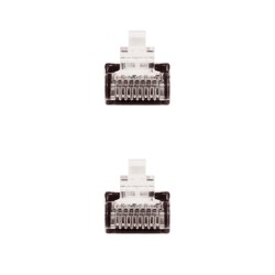 10.20.0100-BK Nanocable Cable de Red Latiguillo RJ45 Cat.5e UTP AWG24 0.50m - Color Negro