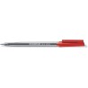 Staedtler Stick 430 Boligrafo con Capuchon - Punta 0.35mm - Tinta Endeleble - Color Rojo