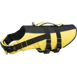 30129 Chaleco salvavidas, XL:65cm: 60–96cm, Amarillo/Neg Trixie