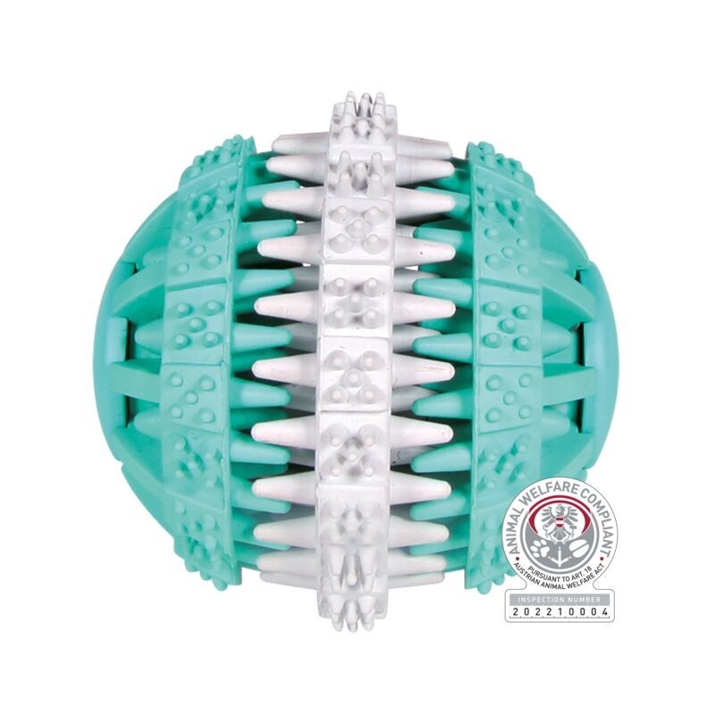 32942 Pelota Denta Fun, Menta, Caucho Natural, ø7 cm Trixie