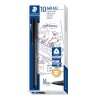 Staedtler Ball 432 Boligrafo Punta de Bola - Punta 0.45mm - Tinta Indeleble - Color Negro