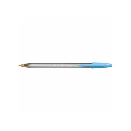 Bic Cristal Fun Boligrafo de Bola - Punta Gruesa de 1.6mm - Tinta con Base de Aceite - Color Azul Turquesa