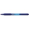 Bic Soft Feel Boligrafo Retractil - Punta Media de 1mm - Cuerpo Translucido con Grip - Color Azul