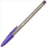 Bic Cristal Fun Boligrafo de Bola - Punta Gruesa de 1.6mm - Tinta con Base de Aceite - Color Morado