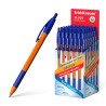 Erichkrause Boligrafo Automatico R-301 Naranja Matic&Grip 07 - Cuerpo Hexagonal Opaco  - Punta de 07mm - Color Azul