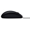 Logitech B100 Raton USB 800dpi - 3 Botones - Uso Ambidiestro - Cable de 1.80m - Color Negro