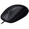 Logitech M90 Raton USB 1000dpi - 3 Botones - Uso Ambidiestro - Color Negro